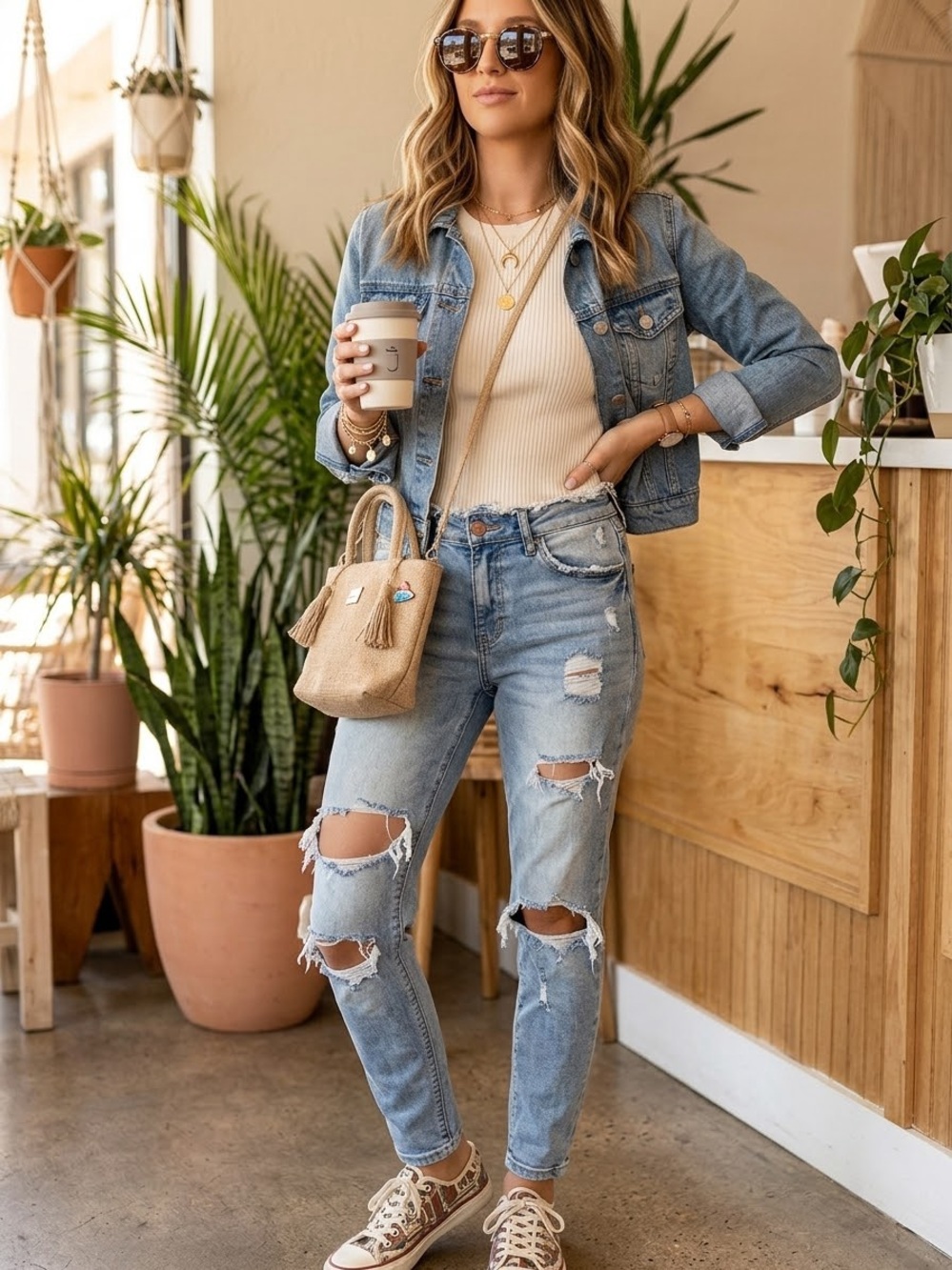 Daytrip Refined Gemini Ankle Skinny Jeans Size 26 Light Wash Distressed Shredded